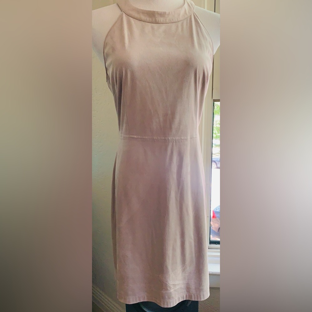Gianni Bini Blush Halter Sheath Dress